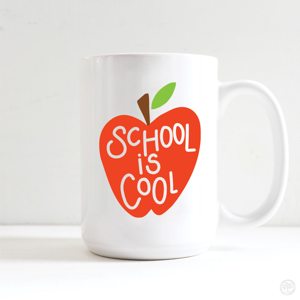 School Is Cool - Apple Mug